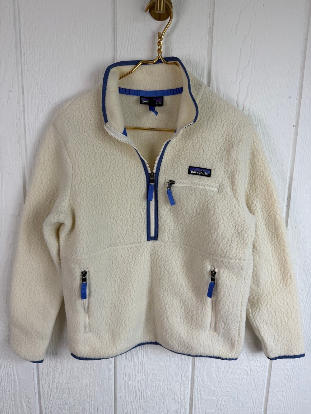 Patagonia Women's Retro Pile Fleece Marsupial Pullover, XS
